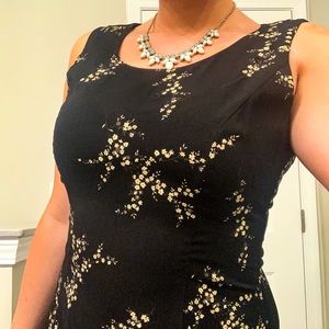 🌟 3 FOR $25 | Black Floral Midi Dress